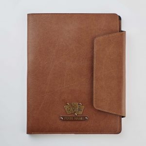 A5 brown folder Synthetic leather