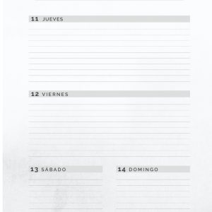 A5 rechargeable Agenda 2024